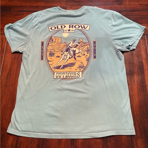 Old Row Outdoors Graphic Pocket T-Shirt Size Large - Picture 4 of 5